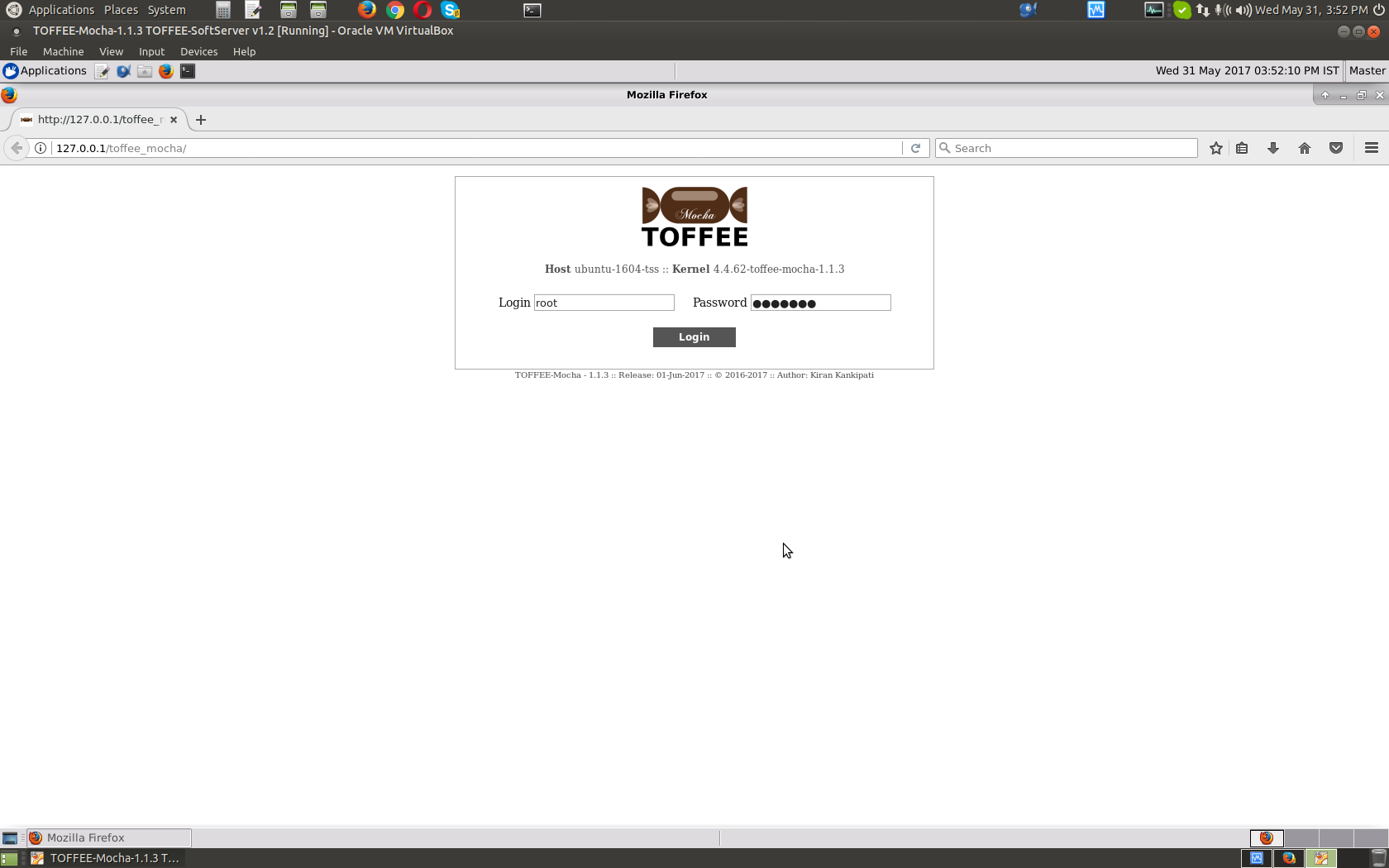 02 Screenshot TOFFEE-Mocha-1.1.3 TOFFEE-SoftServer v1.2
